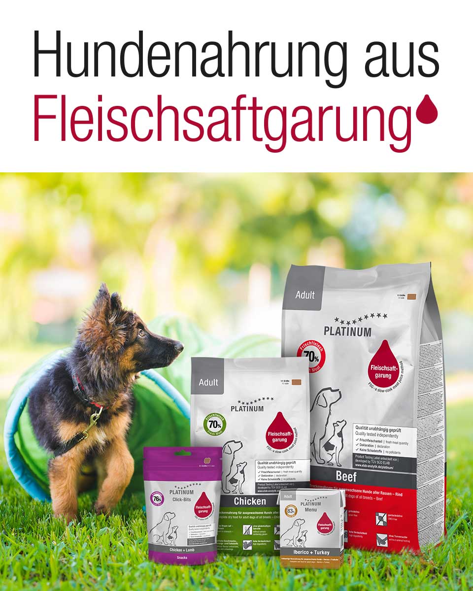 Platinum Hundenahrung aus Fleischsaftgarung – Welpe